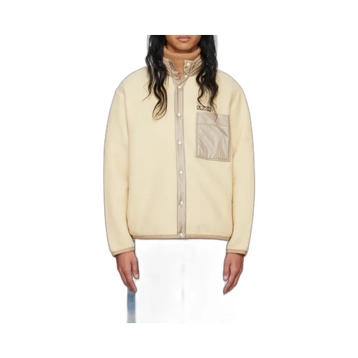 Logo Patch High Neck Overshirt