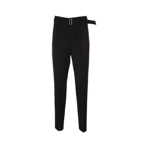 Anthea Belted Straight-Leg Trousers