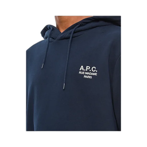 Logo Embroidered Drawstring Hoodie