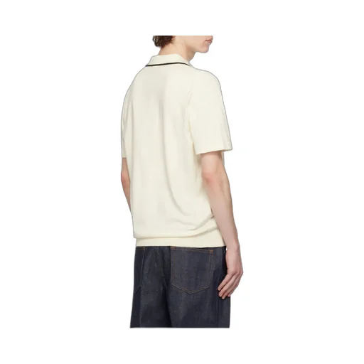 Knitted Short-Sleeved Polo Shirt