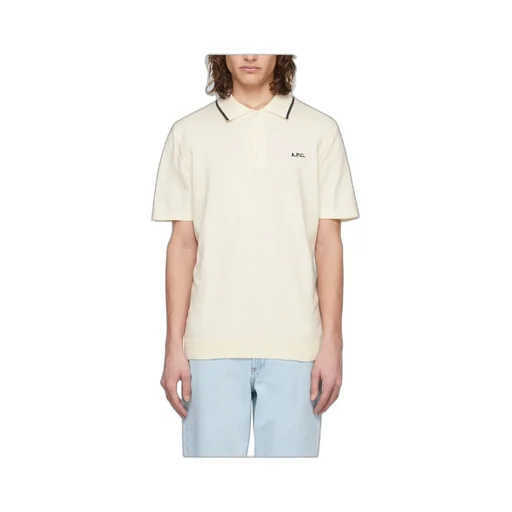 Knitted Short-Sleeved Polo Shirt
