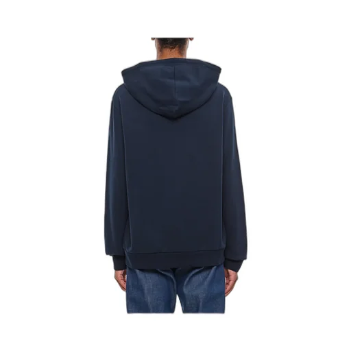 Logo Embroidered Drawstring Hoodie