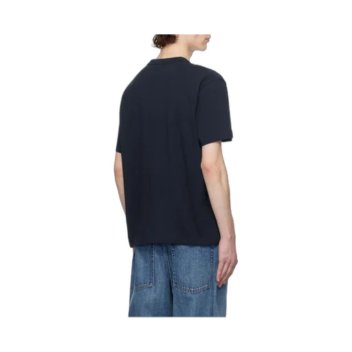 Flocked Logo Crewneck T-Shirt