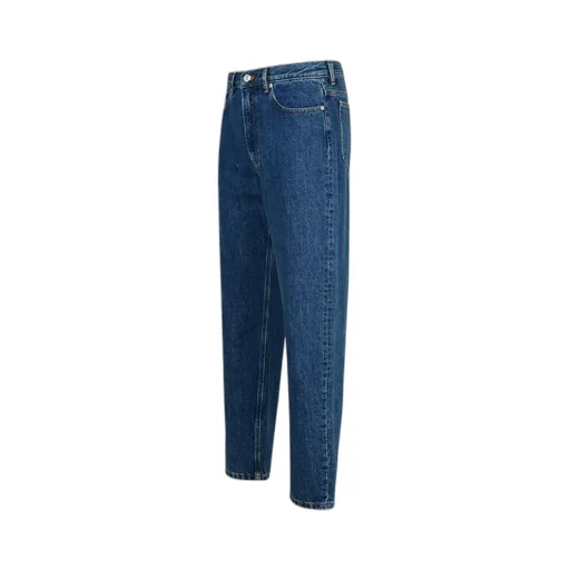 Straight-Leg Slim-Cut Jeans