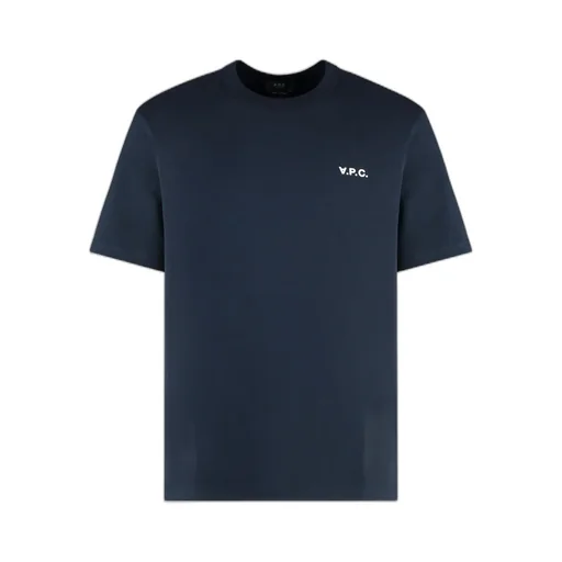 Flocked Logo Crewneck T-Shirt