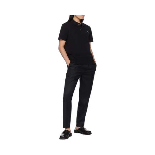 Logo Embroidered Short-Sleeved Polo Shirt