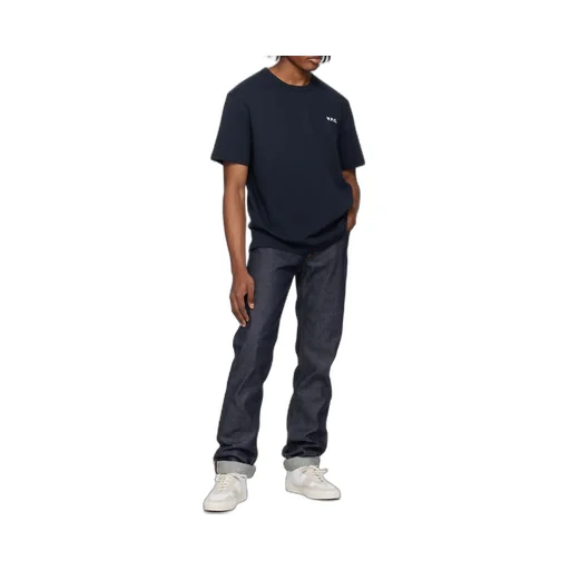 Flocked Logo Crewneck T-Shirt
