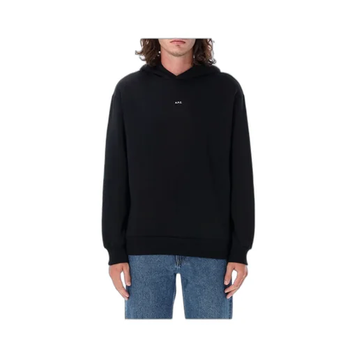 Logo Printed Straight Hem Hoodie