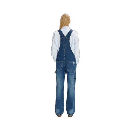 Sleeveless Denim Jumpsuit
