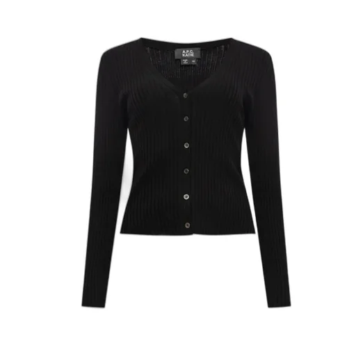 V-Neck Organic Cotton Cardigan