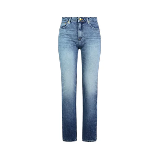 Washed Straight-Leg Jeans