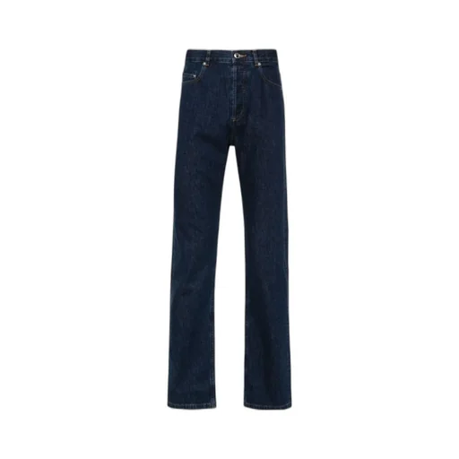 High-Rise Straight-Leg Jeans