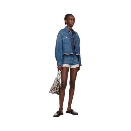 Sainters Cropped Denim Jacket
