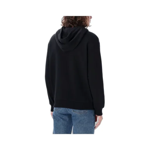 Logo Printed Straight Hem Hoodie