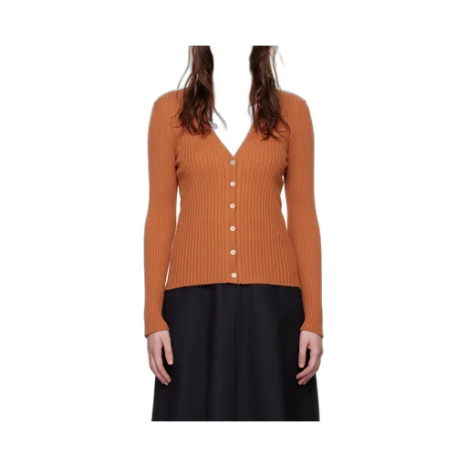 V-Neck Organic Cotton Cardigan