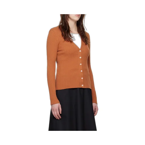 V-Neck Organic Cotton Cardigan