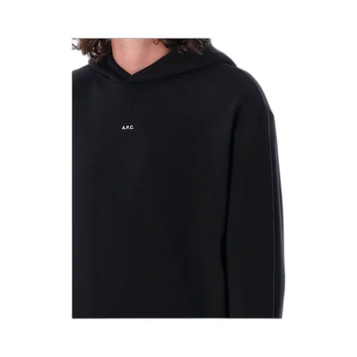 Logo Printed Straight Hem Hoodie