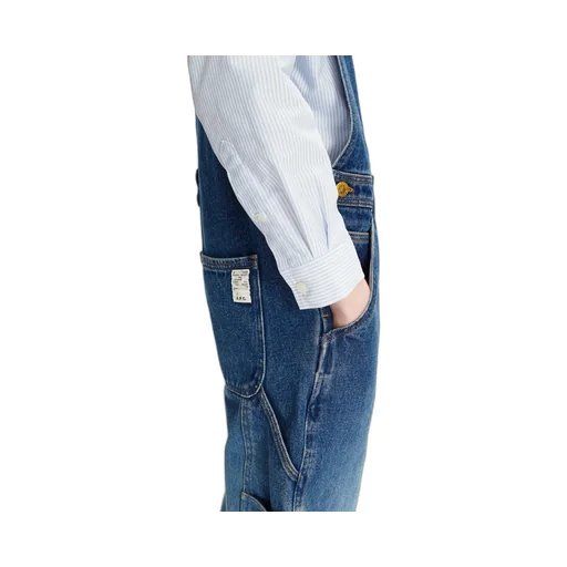Sleeveless Denim Jumpsuit
