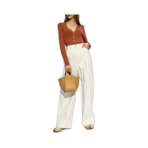 V-Neck Organic Cotton Cardigan