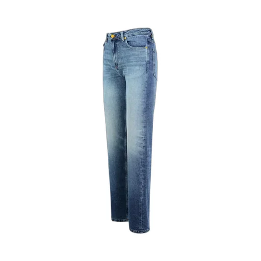 Washed Straight-Leg Jeans