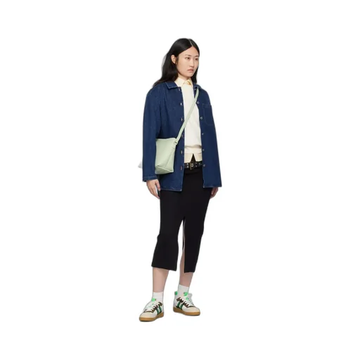 Long-Sleeved Denim Coat