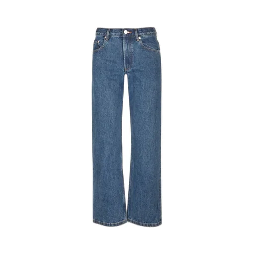 Relaxed Straight-Leg Jeans