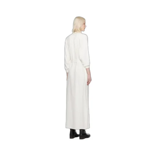 Marla Crinkled Belted Maxi Shirt Dress