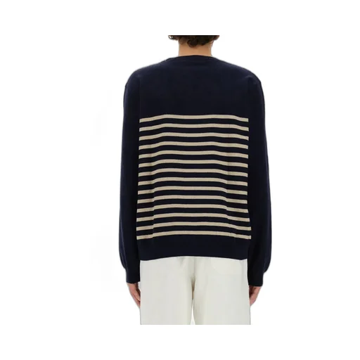 Mattew Striped Crewneck Knitted Sweatshirt