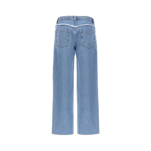Relaxed Raw Edge Jeans