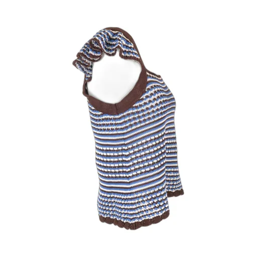 Striped Crochet Top