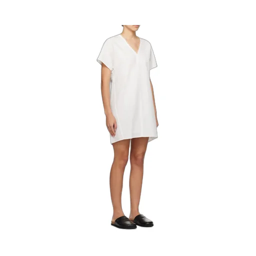 Pleat-Detail Dress