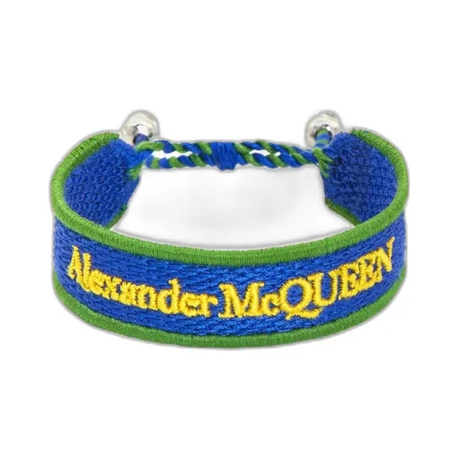 Logo-Embroidery Cord Bracelet