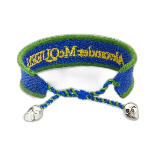 Logo-Embroidery Cord Bracelet