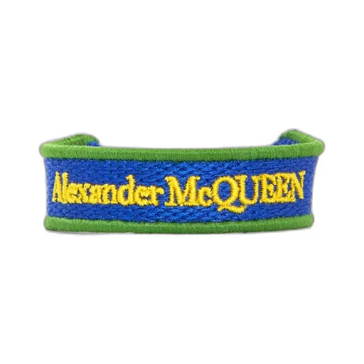 Logo-Embroidery Cord Bracelet