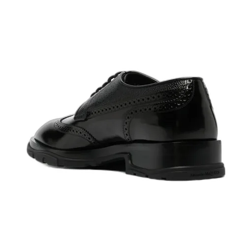 Round Toe Lace-Up Business Shoes