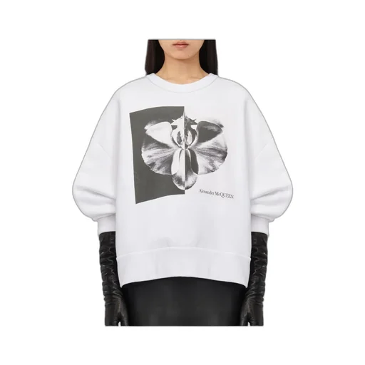 Ghost Orchid Printed Crewneck Sweatshirt