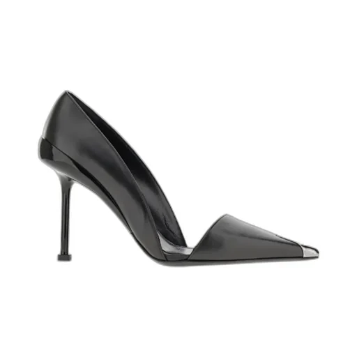 Pointed-Toe High-Heeled Pumps