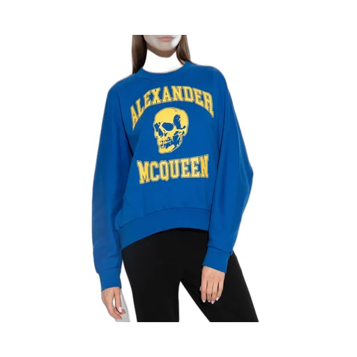 Skull Printed Crewneck Sweatshirt