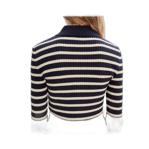Striped Knit Cardigan