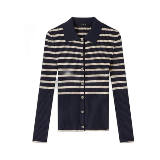 Striped Knit Cardigan