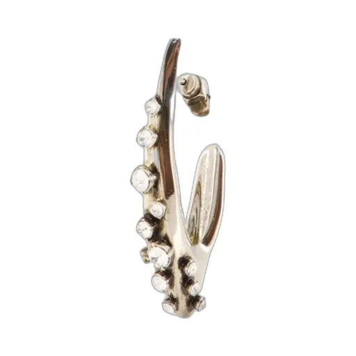 Pave Faceted Earring