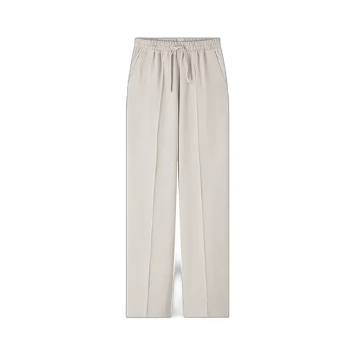 Carlota Drawstring Straight-Leg Trousers