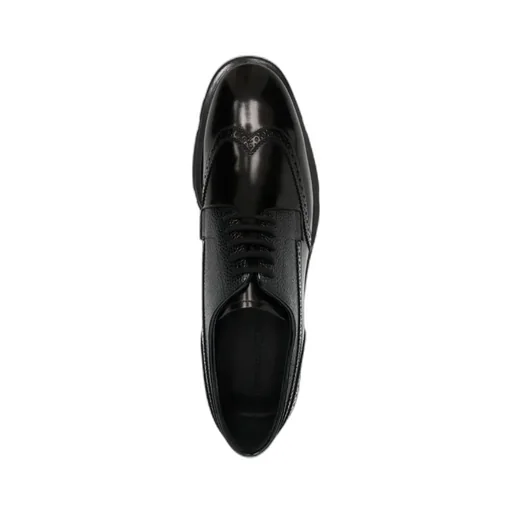 Round Toe Lace-Up Business Shoes