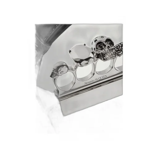 Chain-Linked Mini Jewelled Hobo Bag