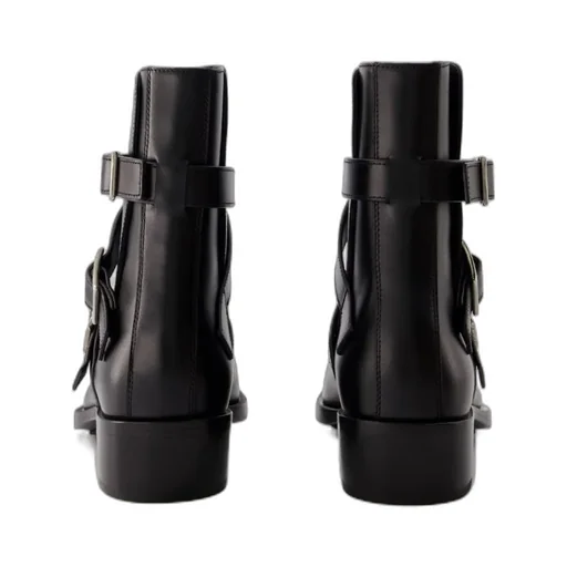 Buckles Detailed Ankle Boots