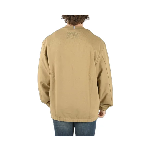 Patch-Detail Crew Neck Sweatshirt