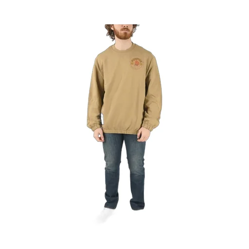 Patch-Detail Crew Neck Sweatshirt
