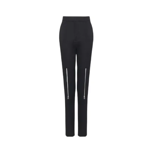 High-Waisted Zipped Pants