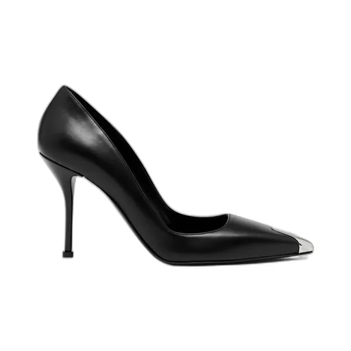 Punk Pointed-Toe Pumps
