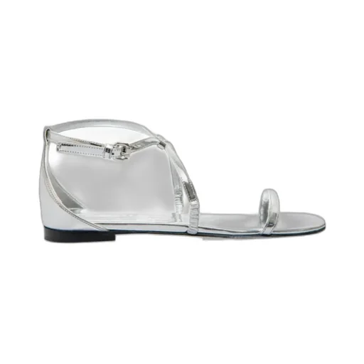 Strappy Metallic Sandals